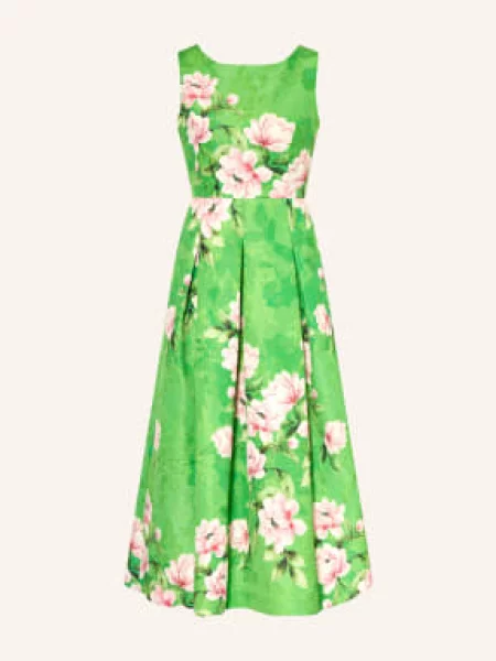 Lunatica Milano Sukienka Żakardowa gruen zielona