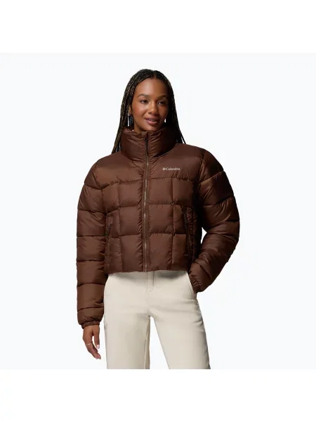 Geacă izolată pentru femei Columbia Puffect III Cropped tobacco
