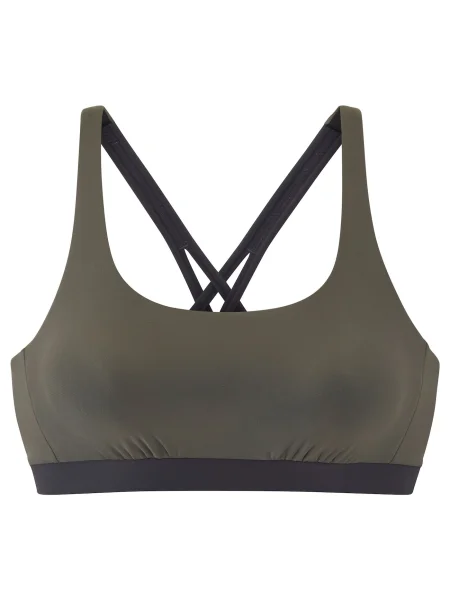 S.Oliver Sutien costum de baie kaki negru