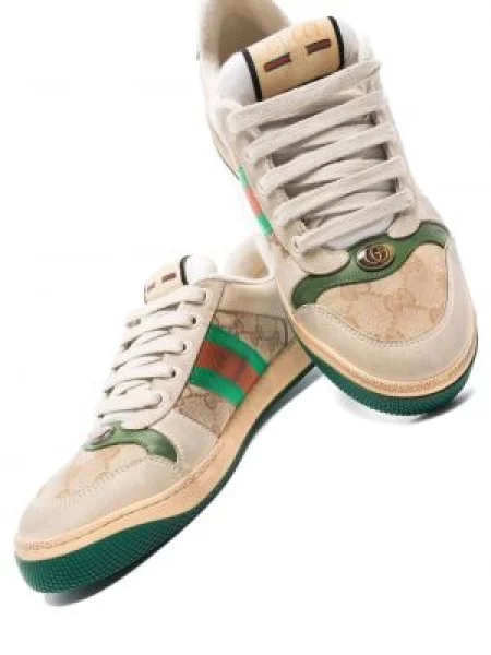 Nėriniuotos sportbačiai Gucci su raišteliais