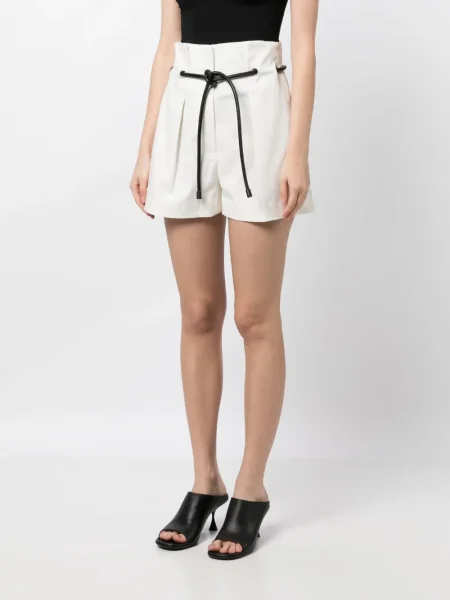 Pantaloni scurți 3.1 Phillip Lim scurte alb