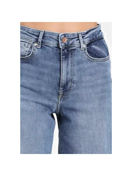 Jeansy z szeroką nogawką i 5 model ‘MADISON’ Only niebieskie