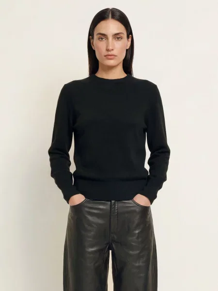 Almada Label Kašmírový Svetr Cecile černá