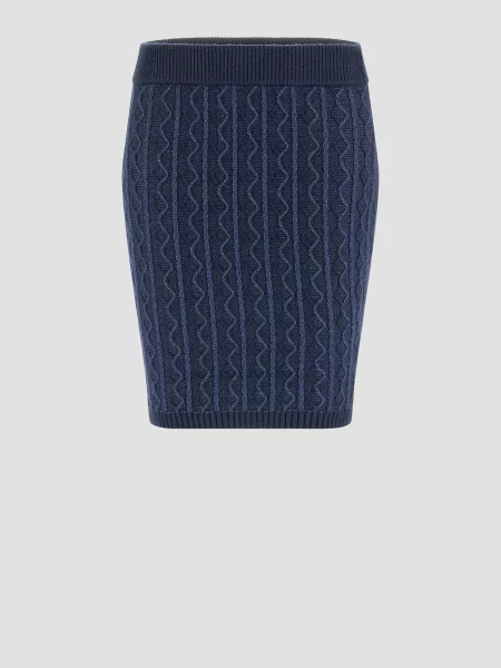 Юбка мини Guess синяя