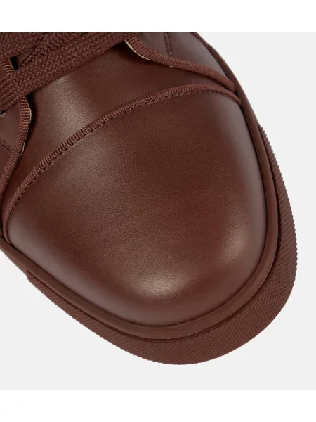 Bőr sneaker Christian Louboutin barna