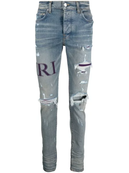 Mršav skinny fit traperice Amiri s izrezima