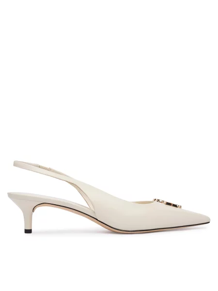 Γοβάκια Tory Burch Eleanor Slingback Κρεμ