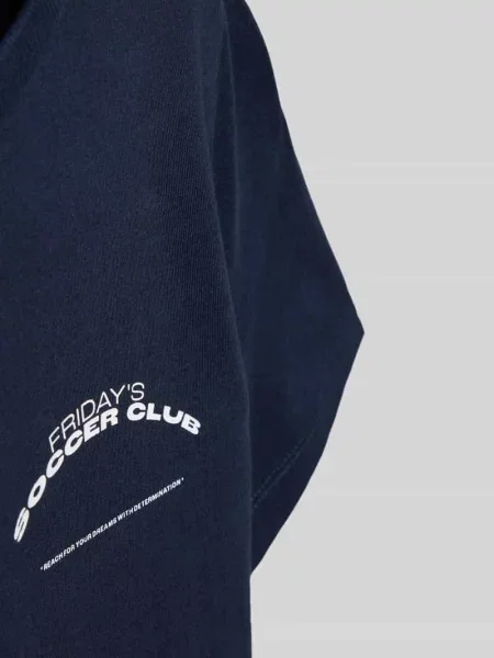 Męski t-shirt o kroju regular fit z czystej bawełny S.oliver Red Label granatowa
