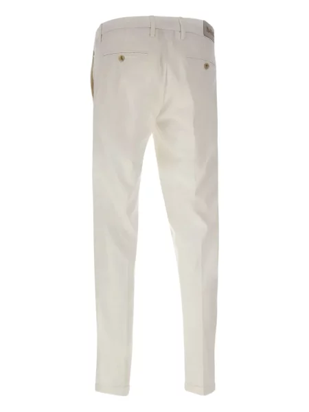 Pantaloni chino Re-hash alb