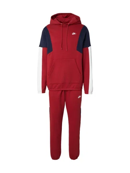Nike Sportswear Trening CLUB FLEECE bleumarin / roșu alb