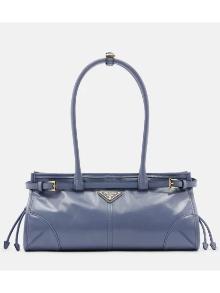Geantă de mână Prada din piele albastru