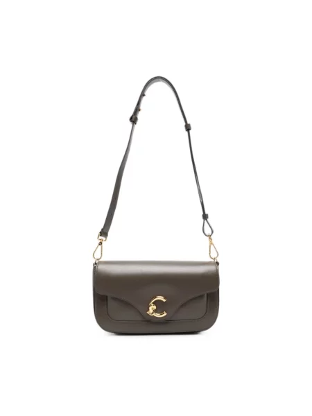 Torebka crossbody Coccinelle skórzana zielona