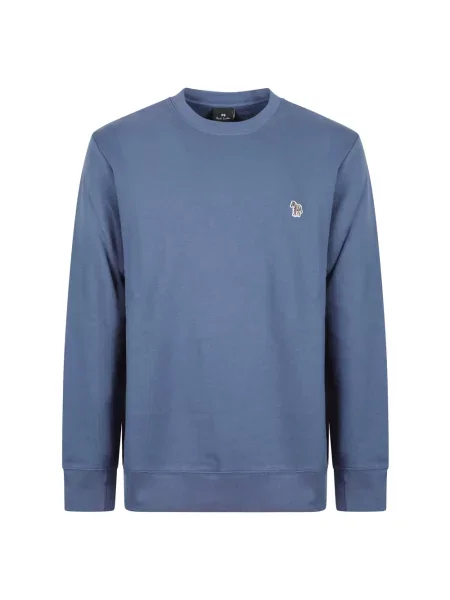 Bluza Paul Smith w zebrę z logo niebieska