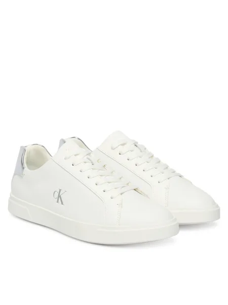 Sportcipők Calvin Klein Low Pro Cups Laceup Lth Met fehér