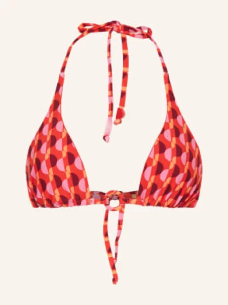 Seafolly Dwuczęściowy Bikini Sorrento Z Odwracalnym Stanikiem rot czerwony