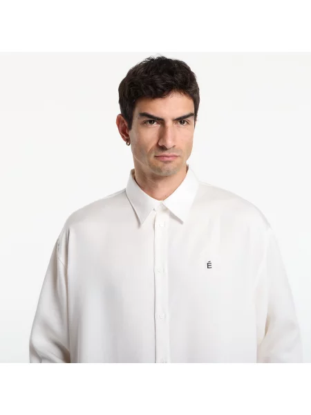 Πουκάμισο Études Studio Oversized Shirt É White 52 λευκό