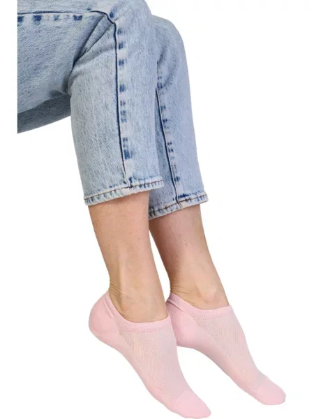 Sokisahtel Zokni RONJA low-cut cotton socks' rózsaszín