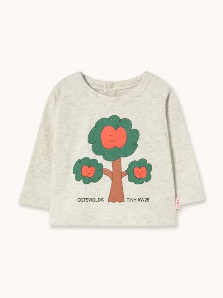 Tinycottons лонгслів дитячий TREE GRAPHIC BABY TEE