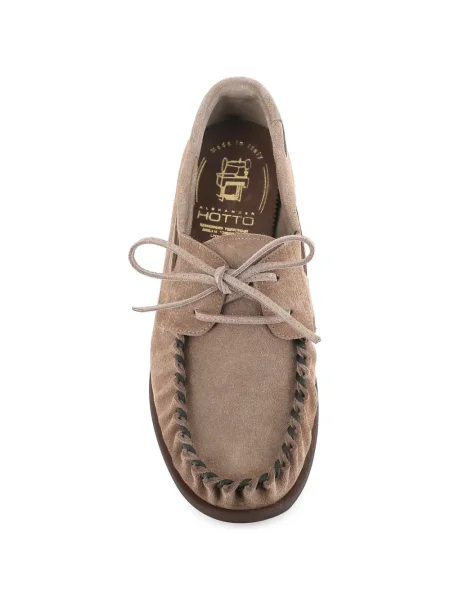 Pantofi derby Alexander Hotto din piele de căprioară