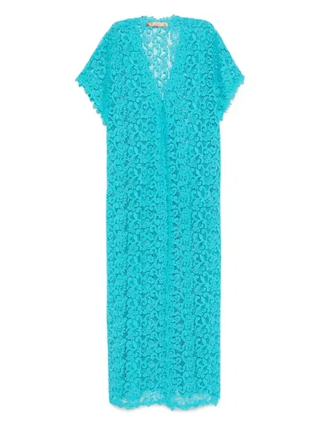 Geacă Ermanno Scervino din dantelă albastru