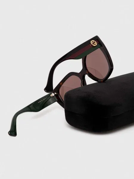 Солнцезащитные очки Gucci коричневые