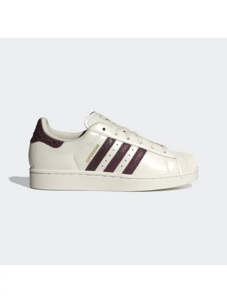 ADIDAS ORIGINALS Tenisky Superstar II burgundská červeň bílá