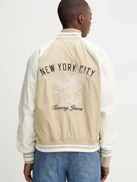 Tommy Jeans Μπουφάν bomber μπεζ
