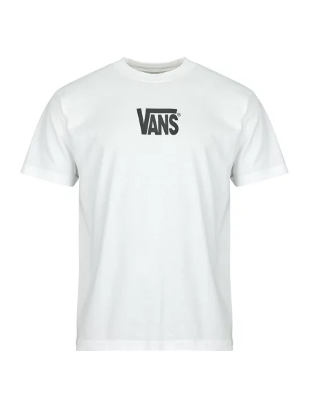 Tricou Vans stretch cu autograf alb