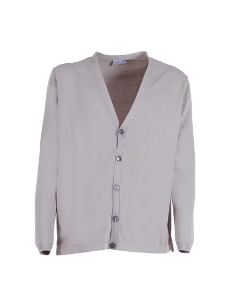 Kardigan Settefili Cashmere z kaszmiru szary