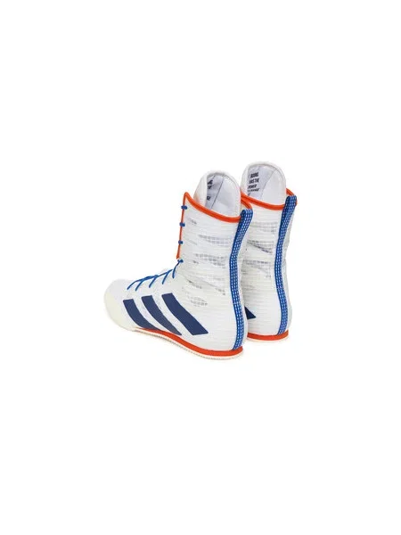 Boxerské topánky adidas Box Hog 4 white/navy biela