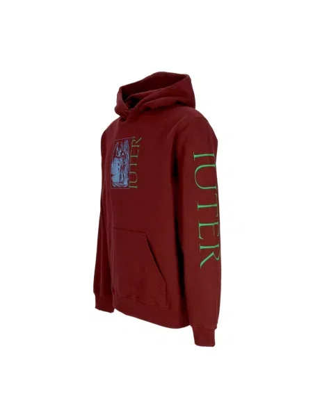 Bluza z kapturem Iuter czerwona