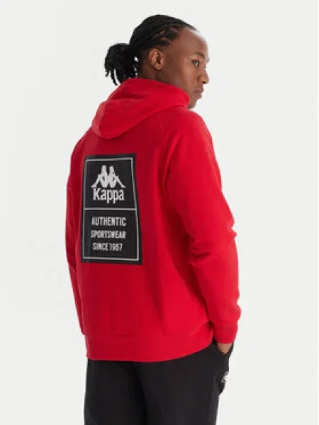 Kappa Pulóver Authentic piros