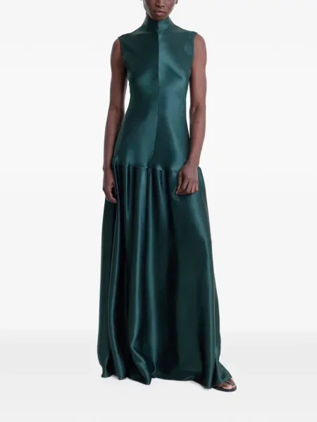 Rochie Fforme fără mâneci verde
