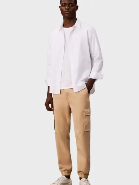 Штани карго Calvin Klein Jeans бежеві