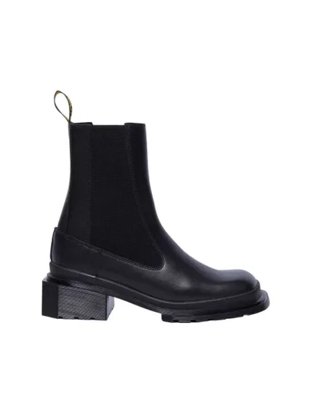 Čižmy Dr. Martens s hranatými špičkami čierna