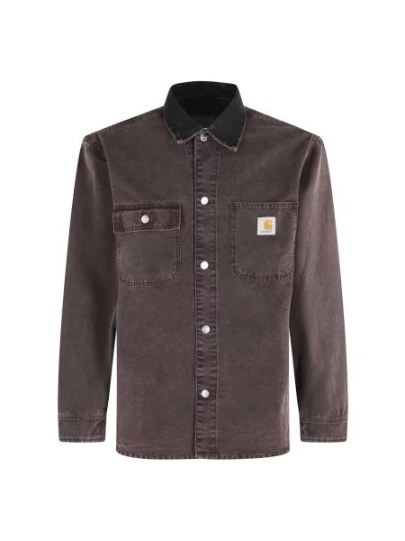 Kurtka koszulowa Carhartt Wip brązowa