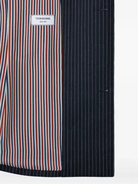 Geacă Thom Browne cu dungi albastru