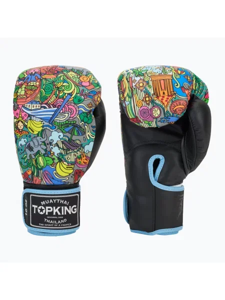 Rękawice bokserskie Top King Boxing Culture black TKBGCT-TH-SL-BK czarne