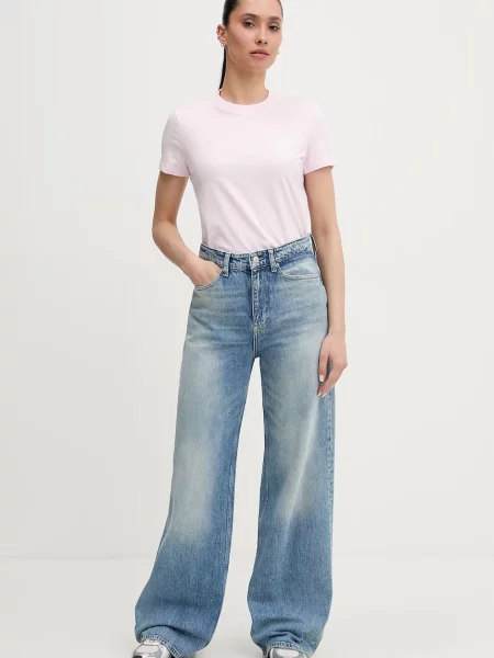 Tommy Jeans tričko růžové
