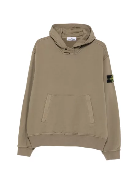 Mikina s kapucňou Stone Island zelená