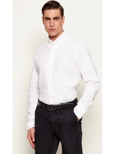 BOSS BLACK Cămașă alb