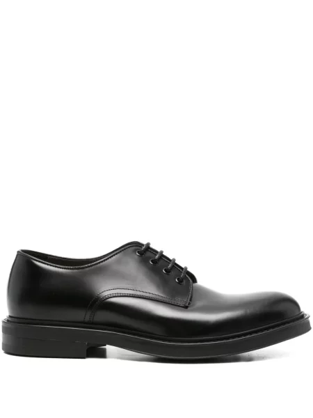 Pantofi derby Green George din piele negru