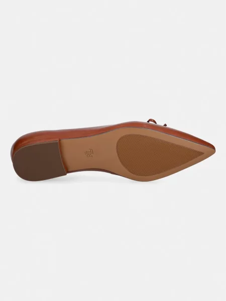 Lauren Ralph Lauren балетки шкіряні Londyn Lace Up