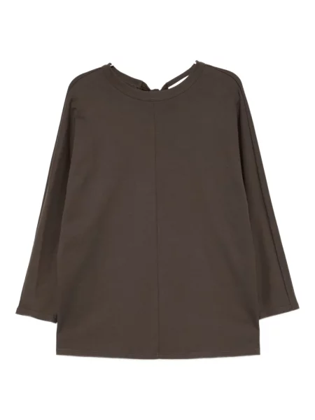 Bluzka Yeareast z kokardką brązowa