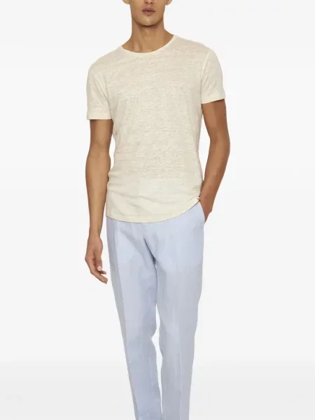 Tricou Orlebar Brown de in alb