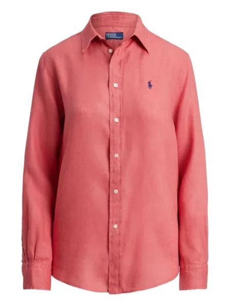 Dugo rebrasti s ovratnikom polo majica Polo Ralph Lauren plava