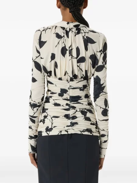 Bluză Blumarine cu model floral cu imagine