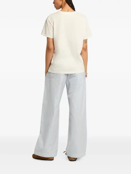 Tricou Mira Mikati cu broderie alb