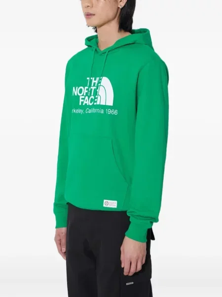Hanorac cu glugă The North Face verde