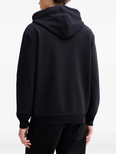 Hanorac cu glugă Karl Lagerfeld Jeans negru